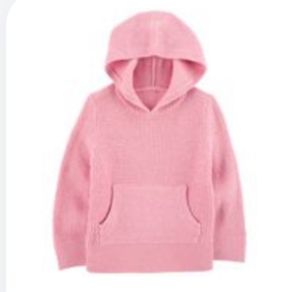 NWT OshKosh B’Gosh Pink Waffle Knit Sweater size 18M
